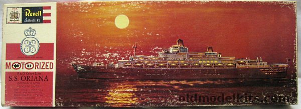 Revell 1/493 P&O SS Oriana Ocean Liner - Motorized Master Modelers Kit, H401-398 plastic model kit